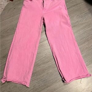 Kut from the Kloth Pink wide Leg Jeans